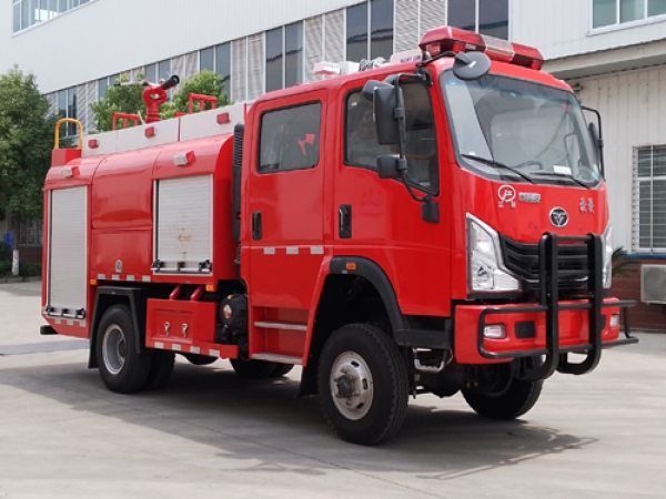 豪曼四驅(qū)水罐消防車